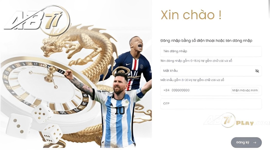 Đăng ký AB77 - Sòng bạc trực tuyến hàng đầu Việt Nam 1 Hướng dẫn từng bước đăng ký tài khoản AB77